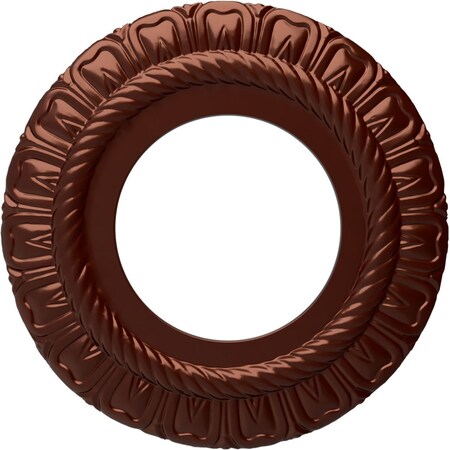 Claremont Ceiling Medallion (Fits Canopies up to 5 5/8"), 9"OD x 4 1/2"ID x 1/2"P, Antique Copper
